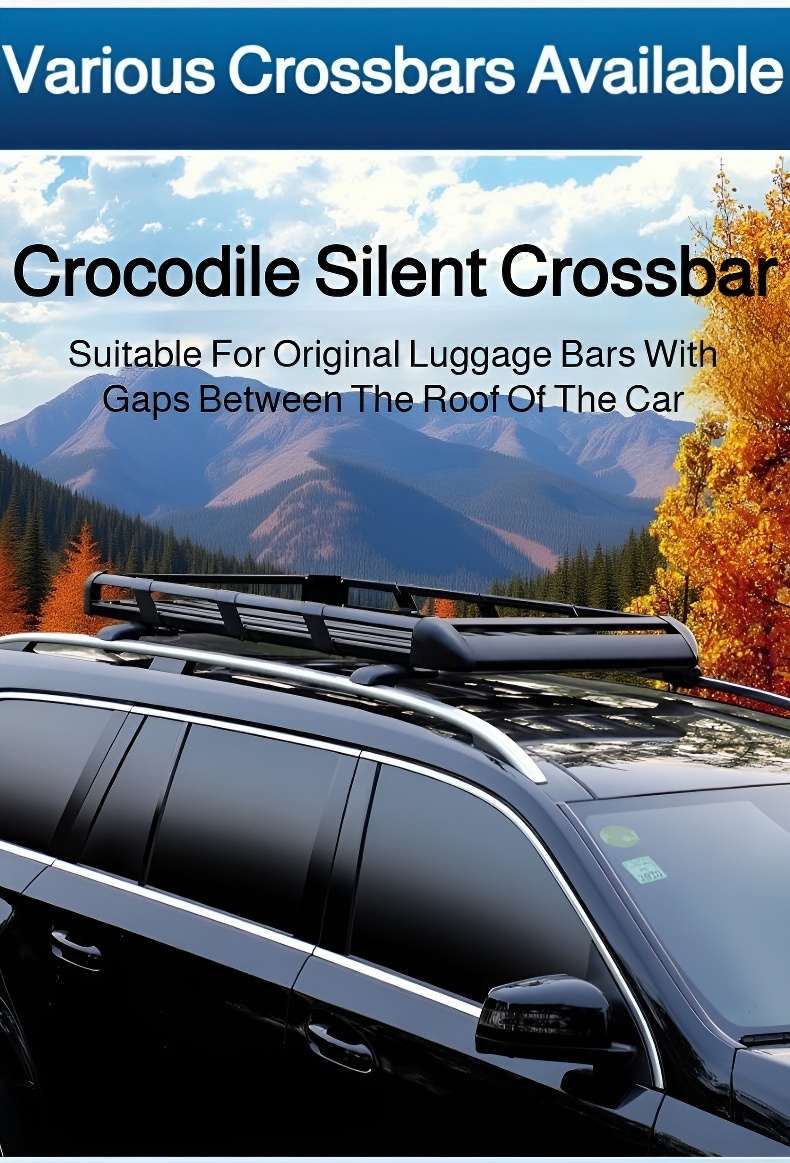 Adjustable Universal Roof Carrier Rack mounted on SUV