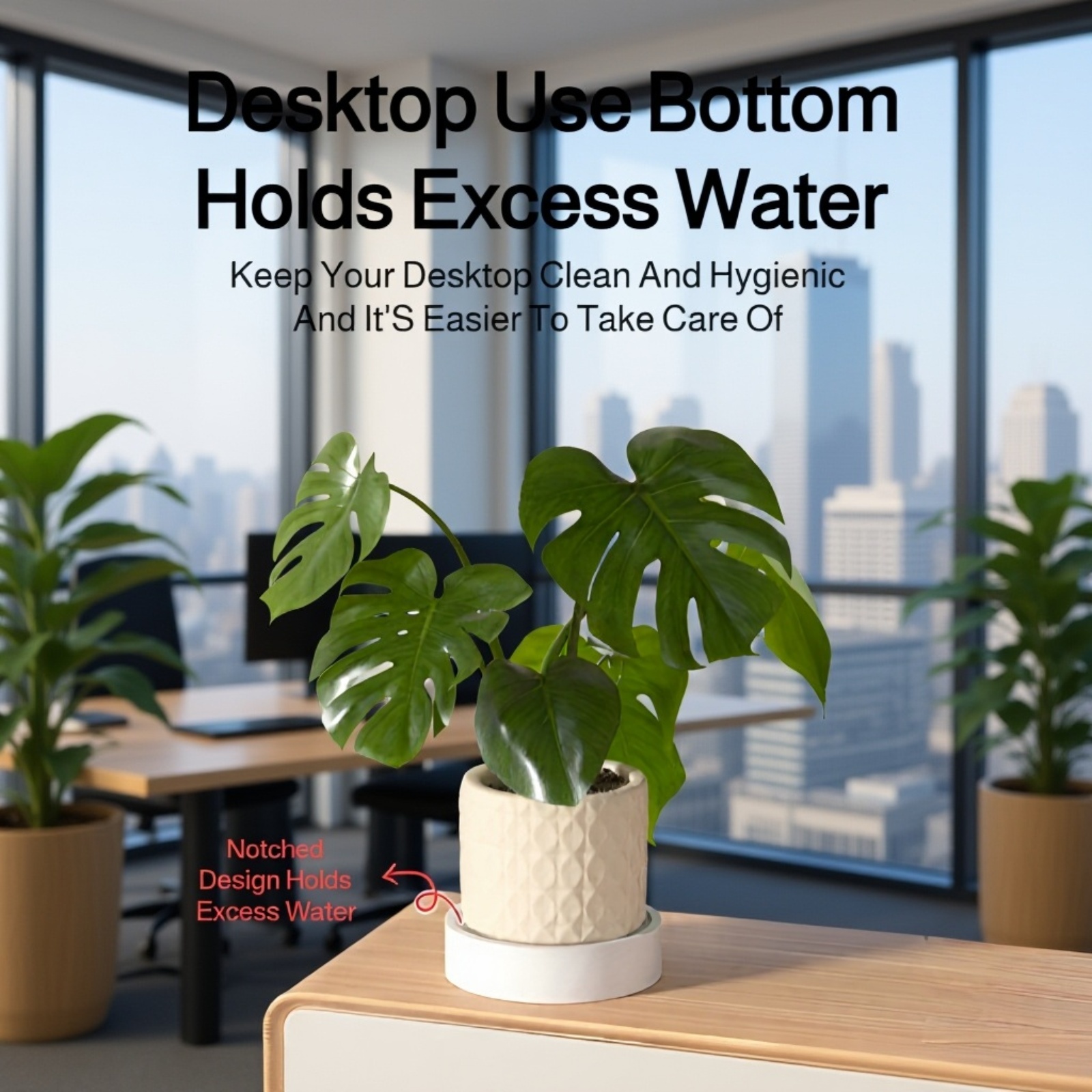 Home decor featuring Nordic round plant saucer