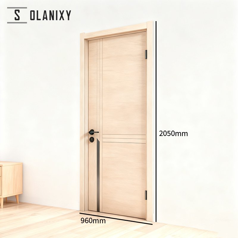 北歐風格室內實木門安裝效果