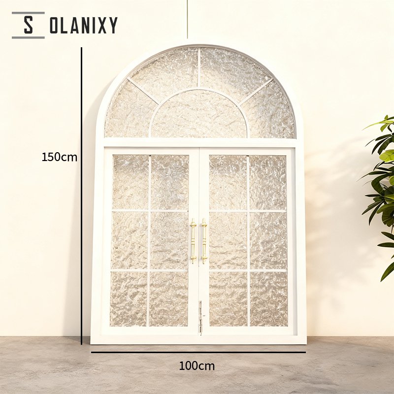 現代家居安裝歐式拱形窗戶