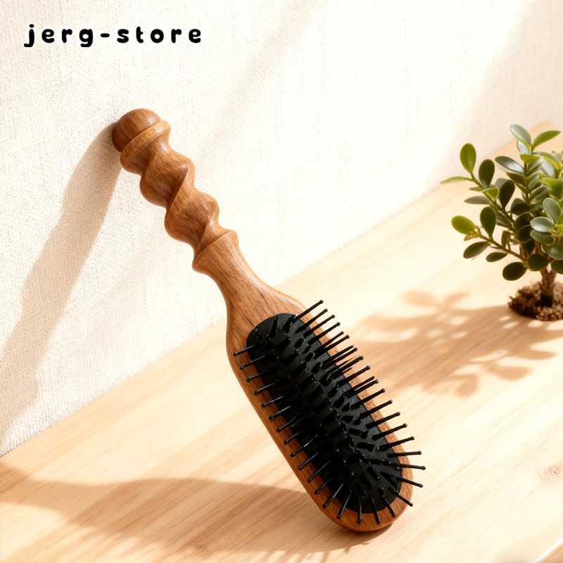 家用蓬鬆頭髮梳5件組全套展示