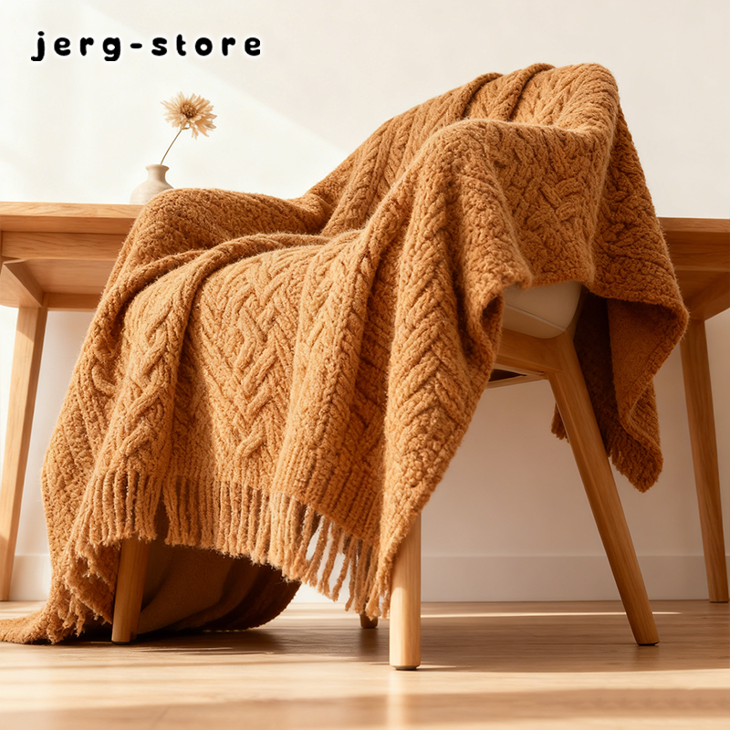 冬季加厚沙發蓋毯溫馨客廳擺設