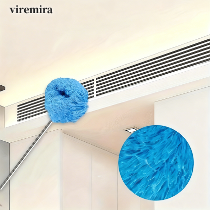 雞毛撣子迷你伸縮圓頭纖維撣子（3 個裝）