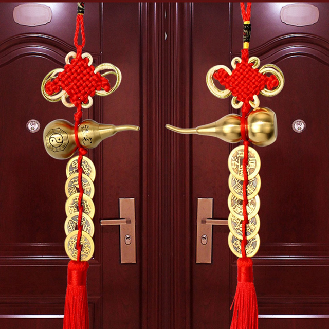 五帝錢純銅葫蘆