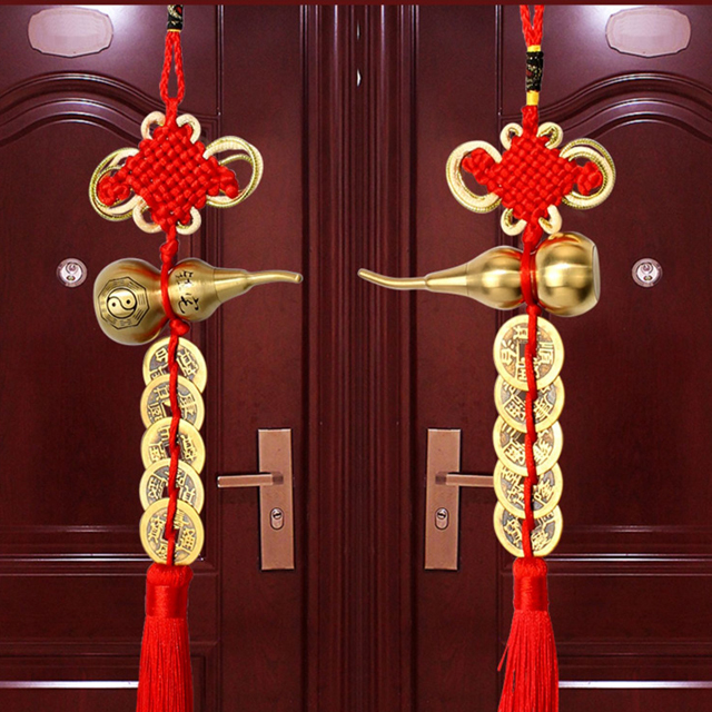 五帝錢純銅葫蘆