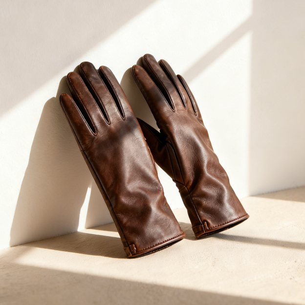 純棉皮質暖冬手套（2雙）