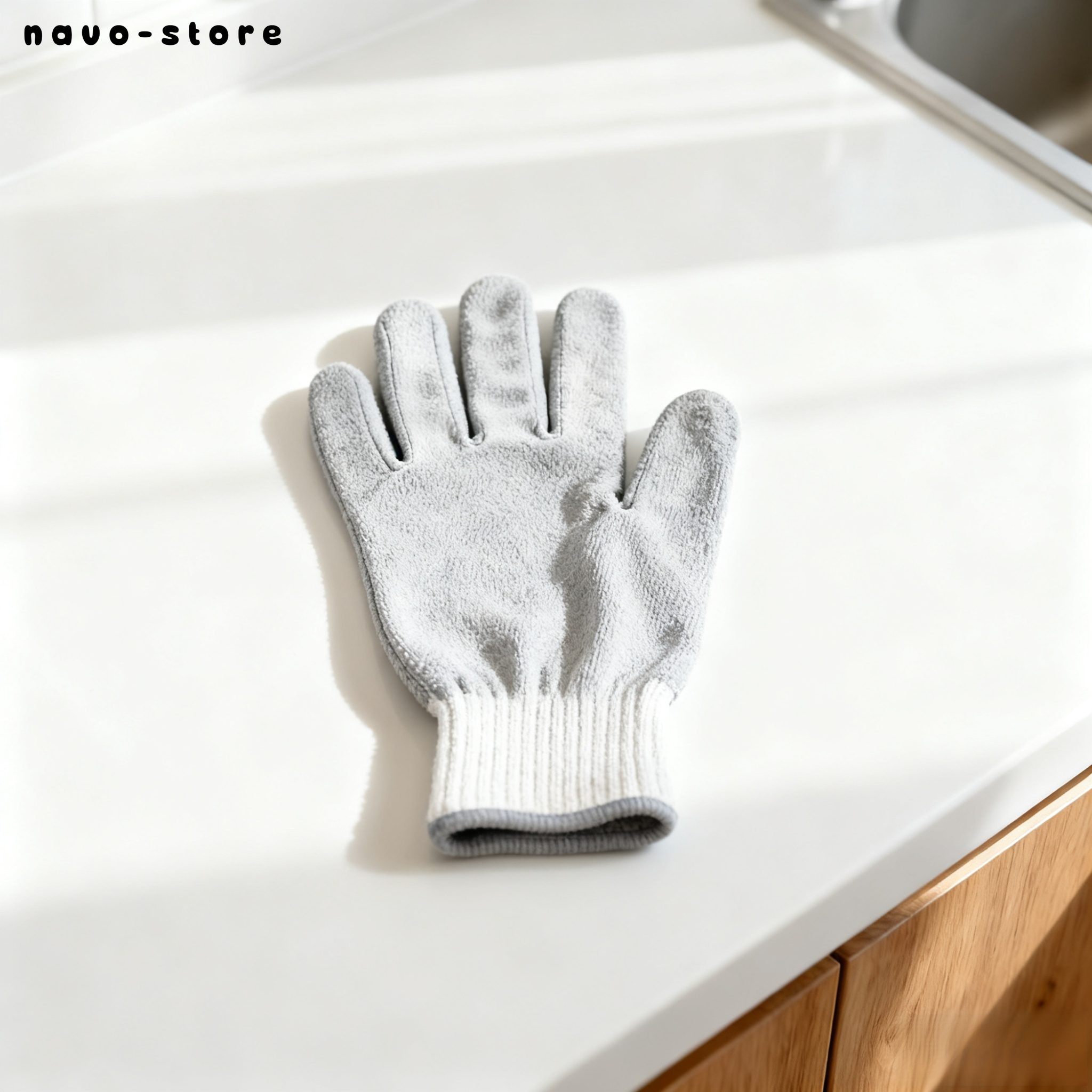 吸水纖維清潔手套（6雙）