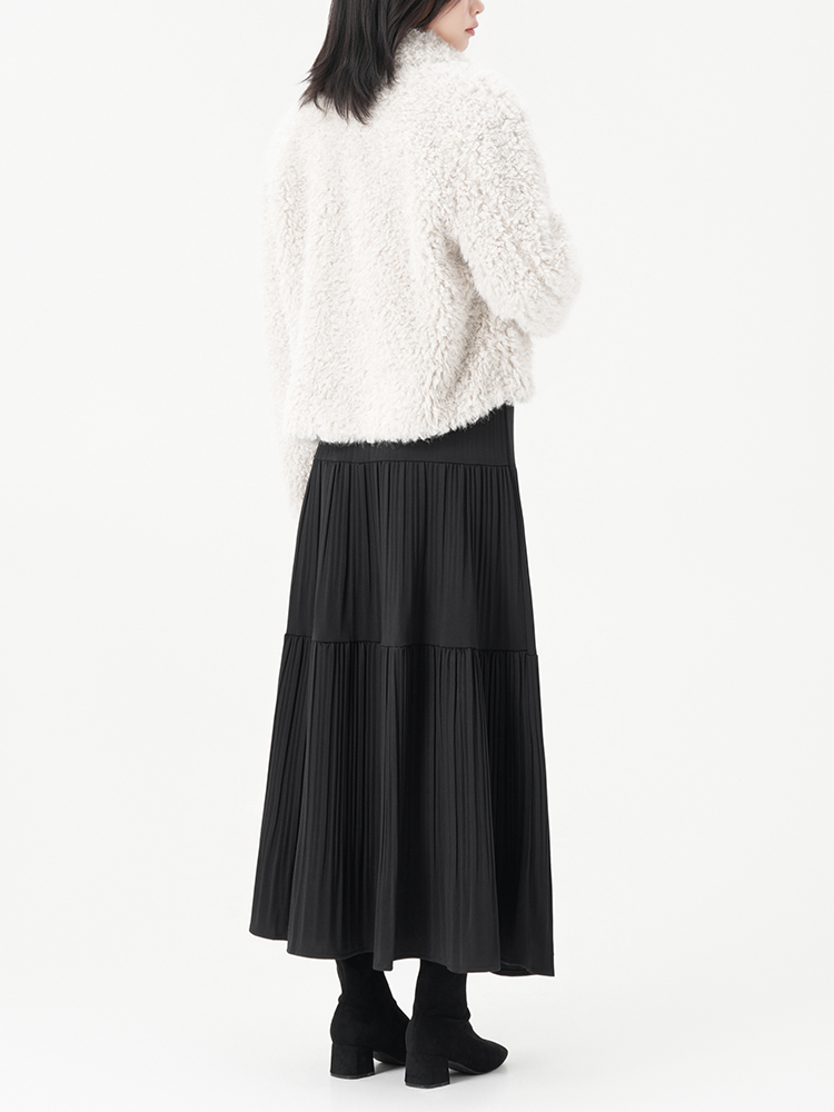 1326830  羊羔毛短款外套女