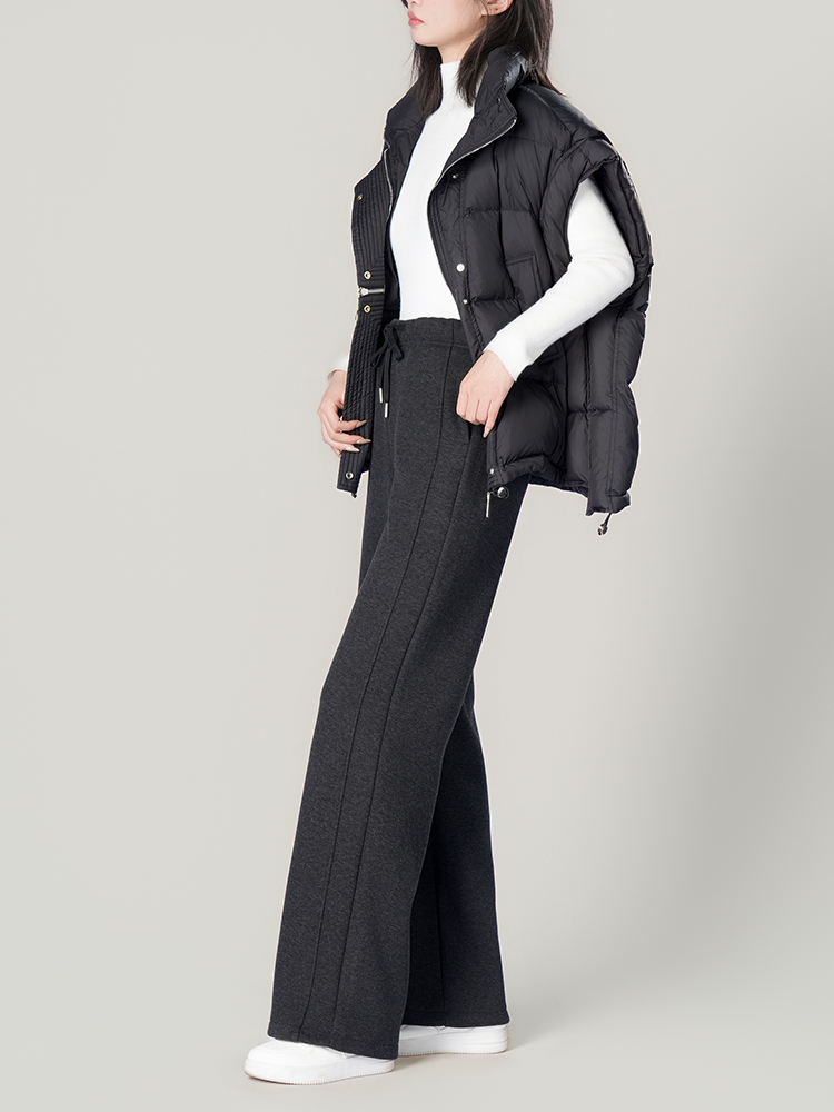 1325055 羊毛蚕丝加厚阔腿裤