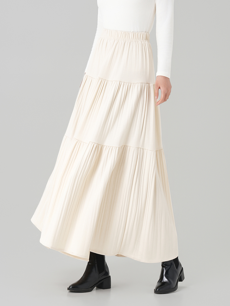 1328598 女士秋冬蛋糕长裙