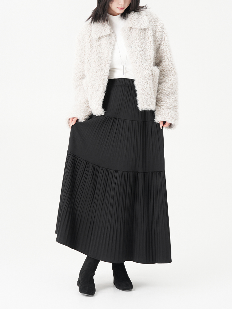 1326830  羊羔毛短款外套女