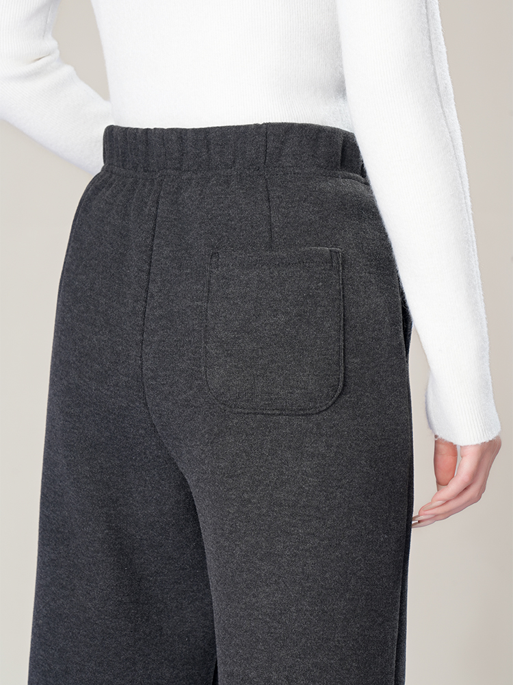 1325055 羊毛蚕丝加厚阔腿裤