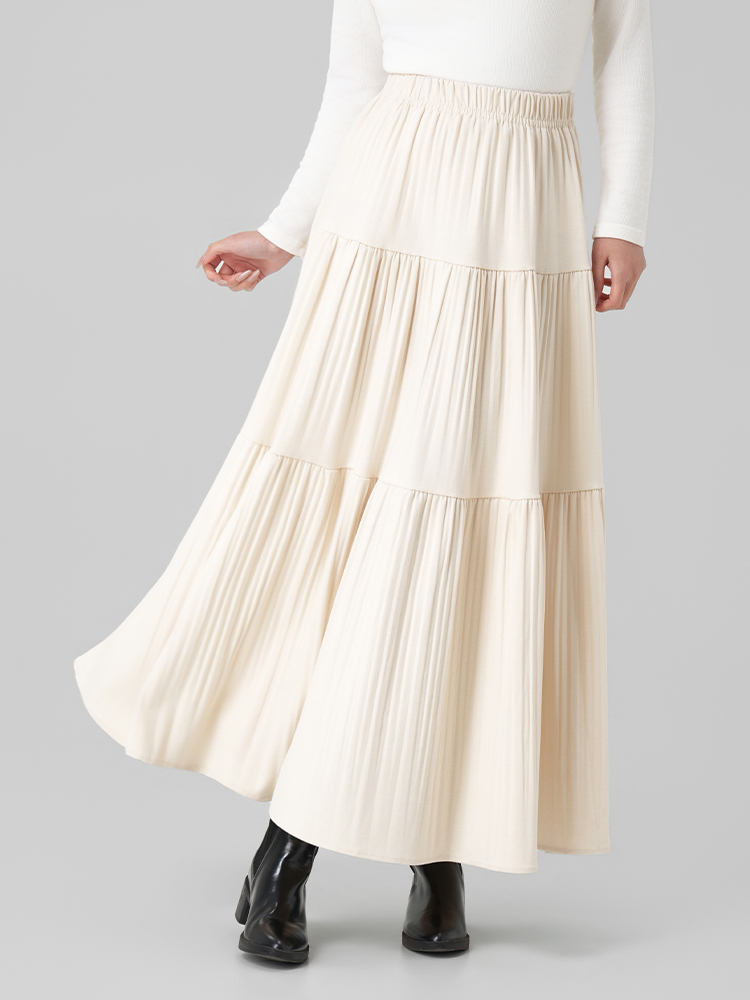 1328598 女士秋冬蛋糕长裙