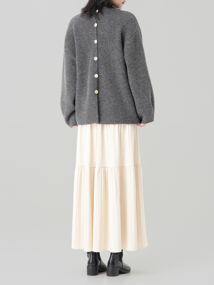 1328598 女士秋冬蛋糕长裙