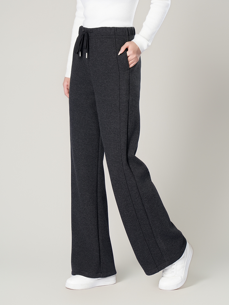 1325055 羊毛蚕丝加厚阔腿裤