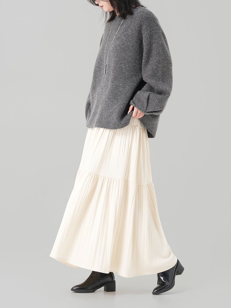 1328598 女士秋冬蛋糕长裙