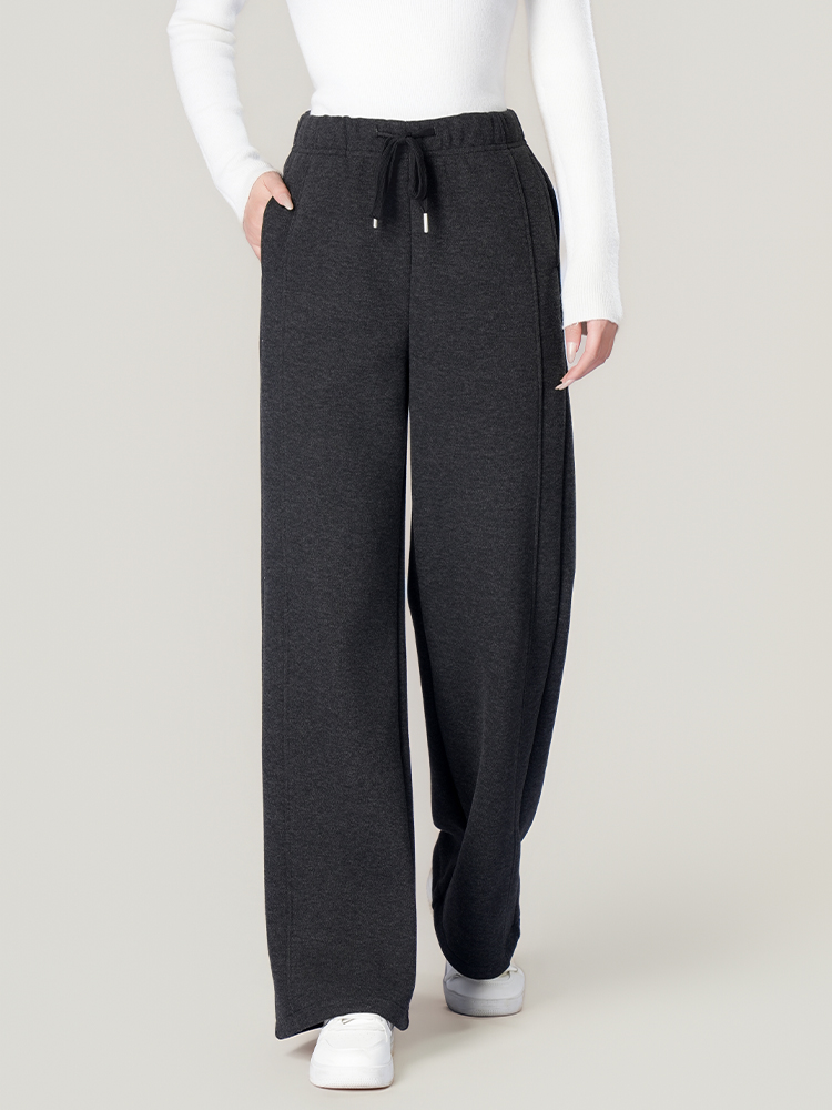 1325055 羊毛蚕丝加厚阔腿裤