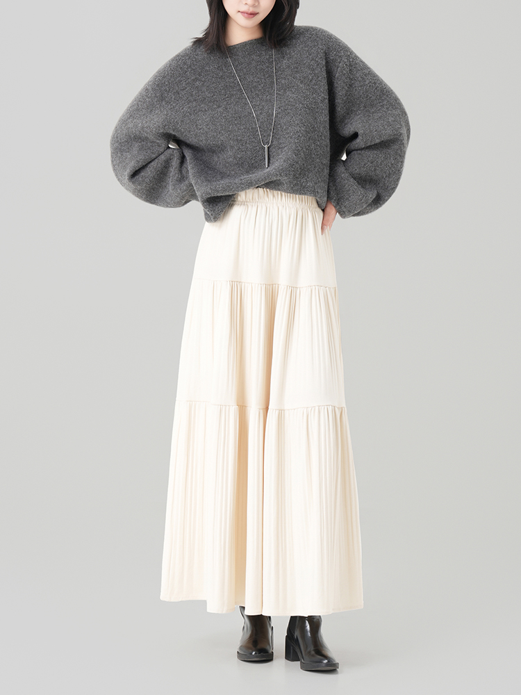 1328598 女士秋冬蛋糕长裙