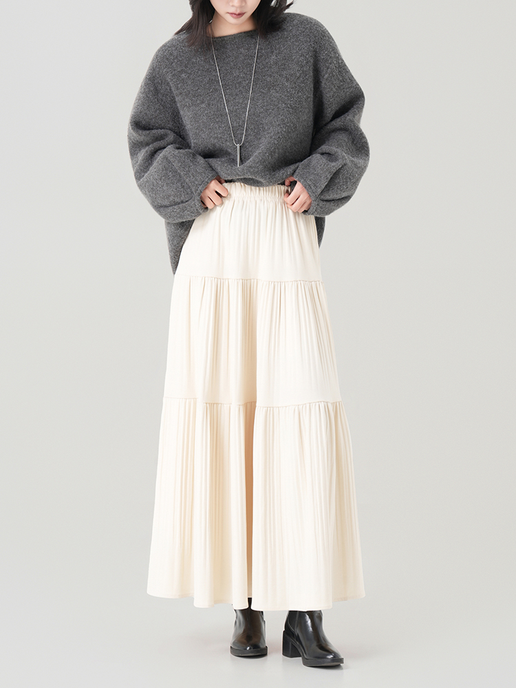 1328598 女士秋冬蛋糕长裙