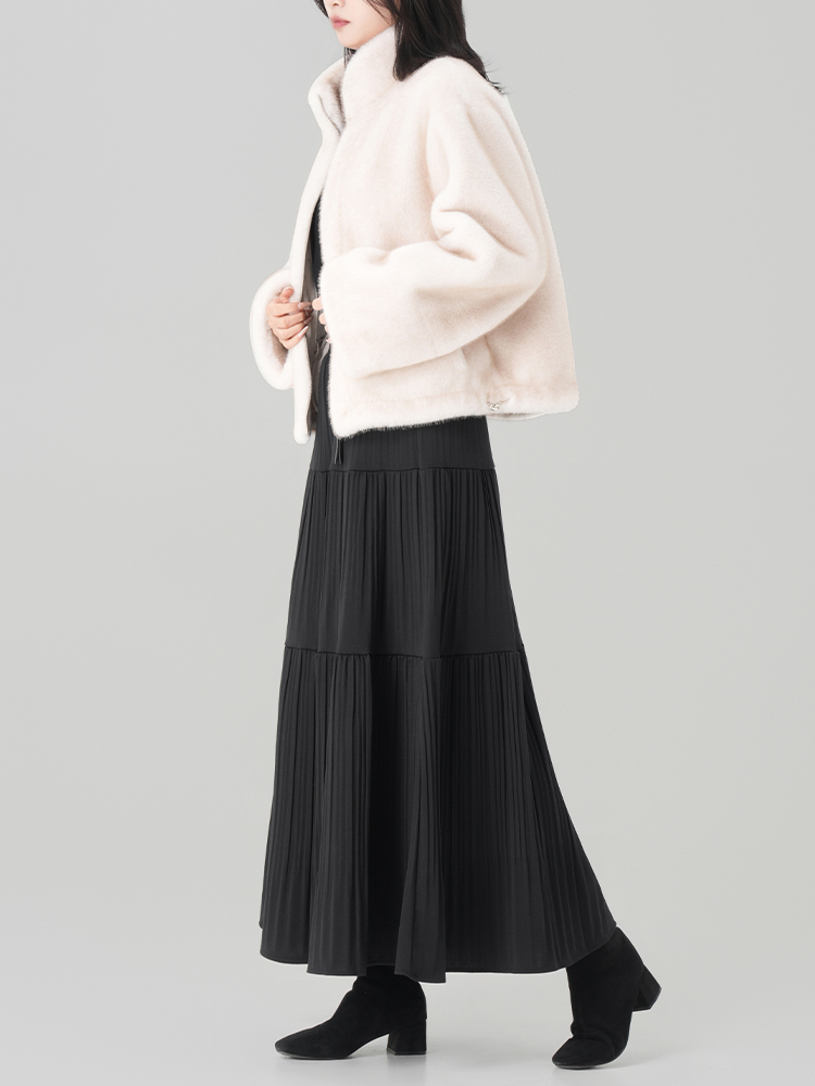 1328598 女士秋冬蛋糕长裙