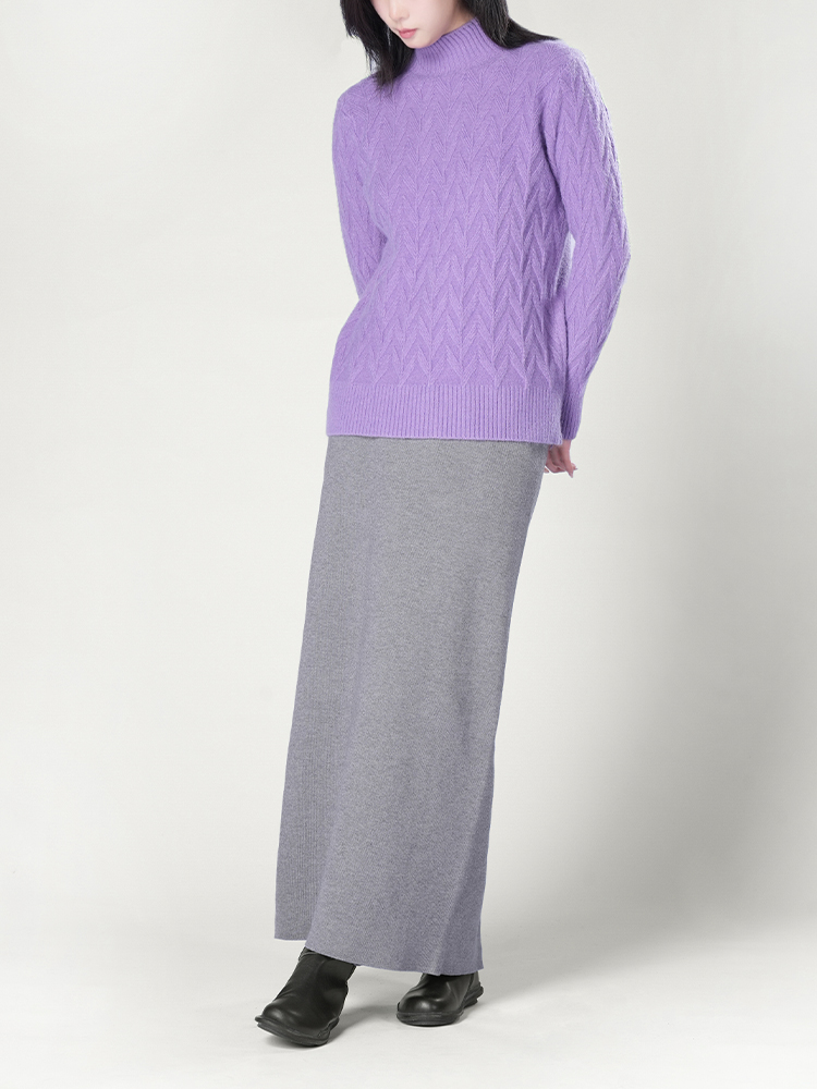 1326834 秋冬新款半高领毛衣