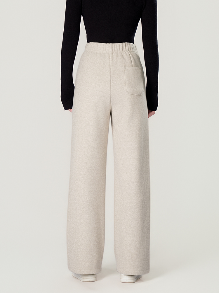 1325055 羊毛蚕丝加厚阔腿裤