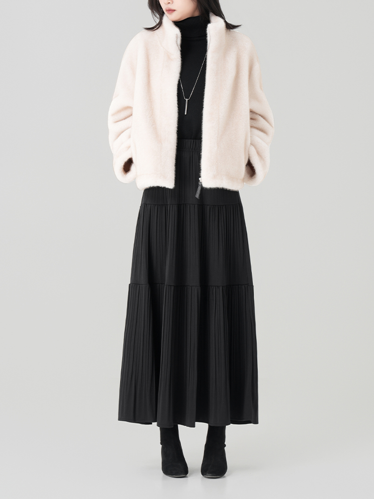 1328598 女士秋冬蛋糕长裙