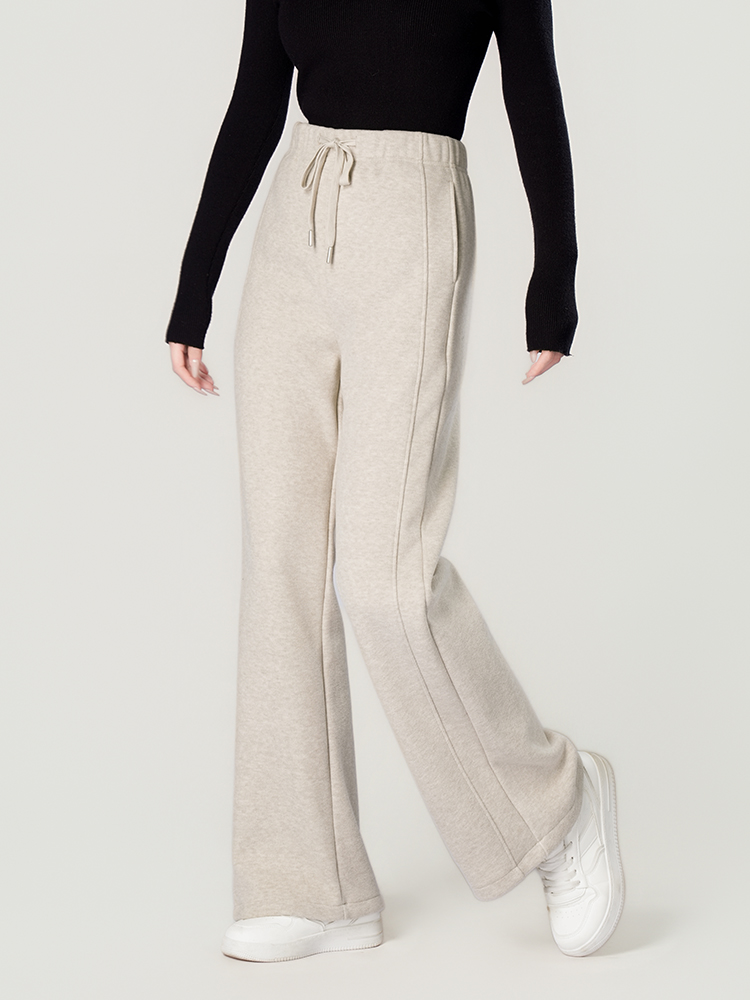 1325055 羊毛蚕丝加厚阔腿裤