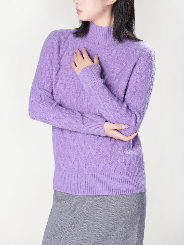 1326834 秋冬新款半高领毛衣