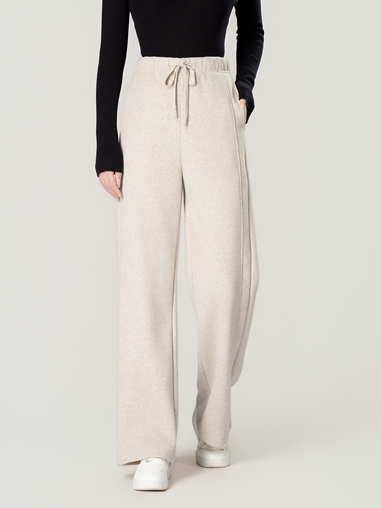 1325055 羊毛蚕丝加厚阔腿裤