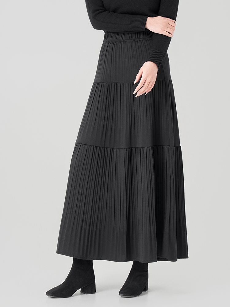 1328598 女士秋冬蛋糕长裙