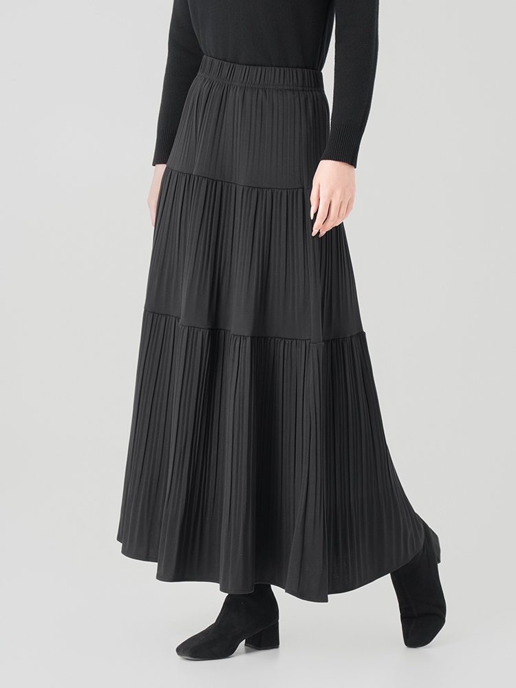 1328598 女士秋冬蛋糕长裙