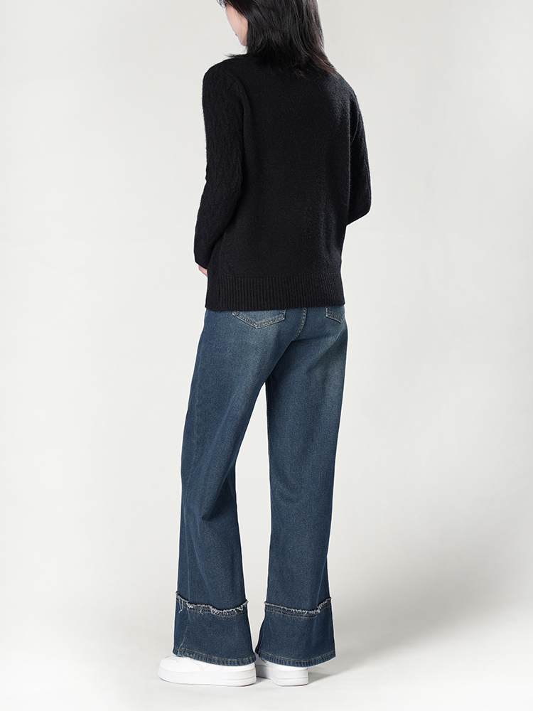 1326834 秋冬新款半高领毛衣