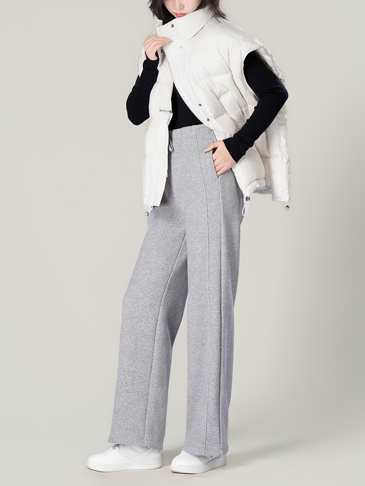 1325055 羊毛蚕丝加厚阔腿裤