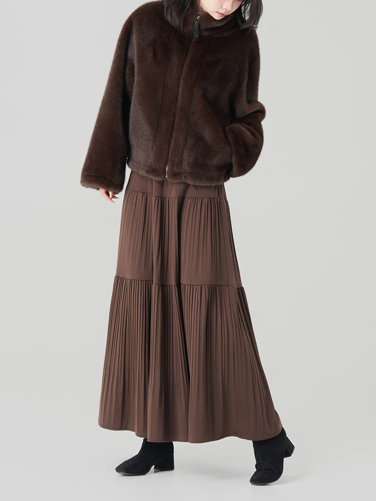 1328598 女士秋冬蛋糕长裙