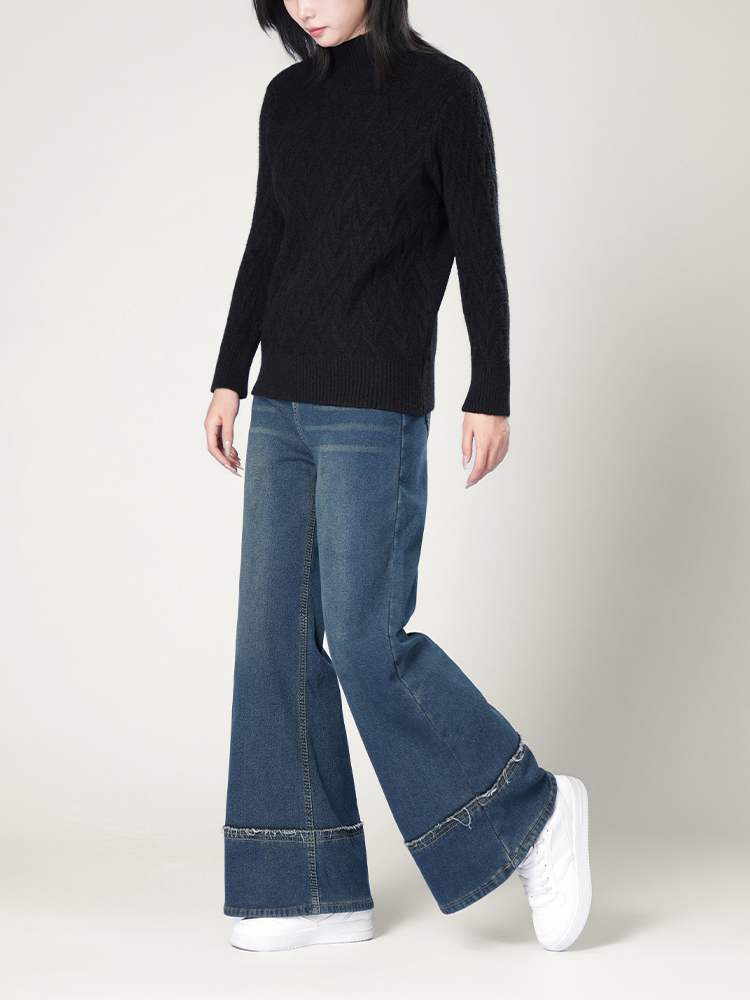 1326834 秋冬新款半高领毛衣