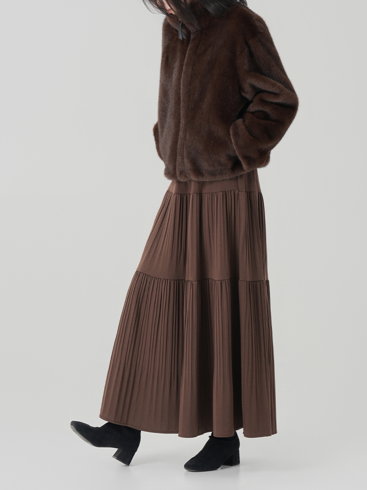 1328598 女士秋冬蛋糕长裙