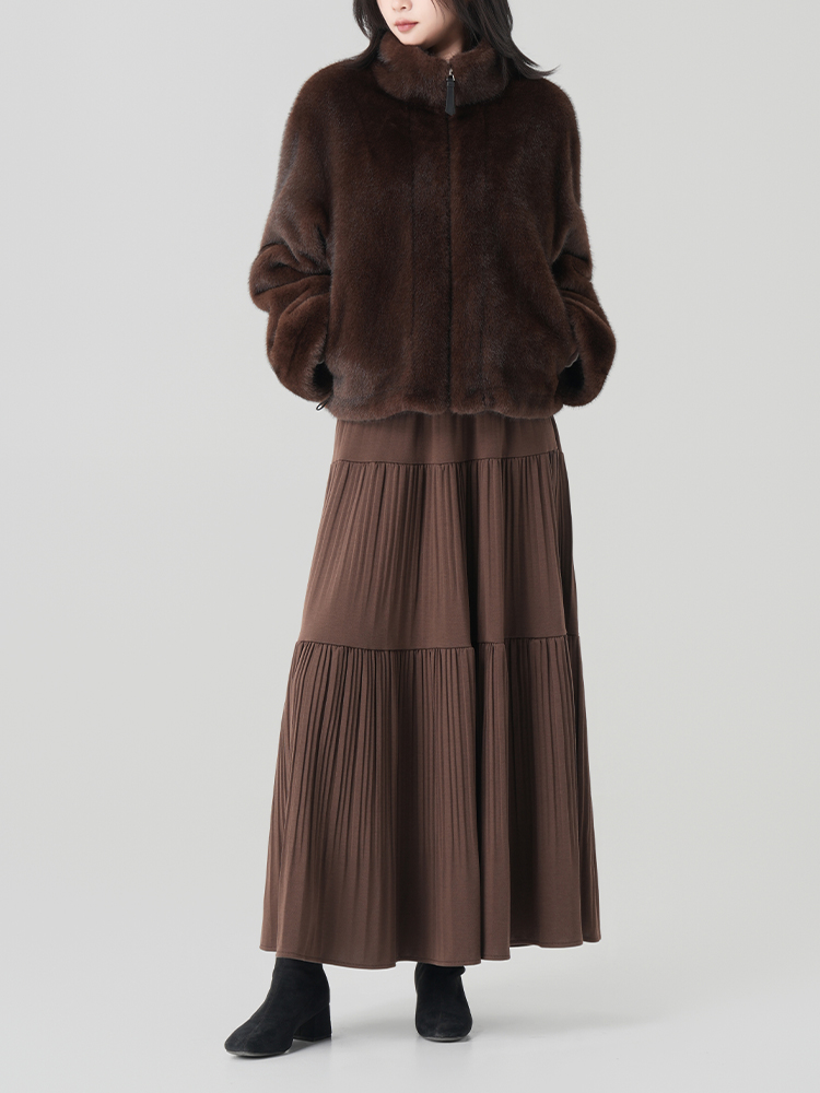 1328598 女士秋冬蛋糕长裙