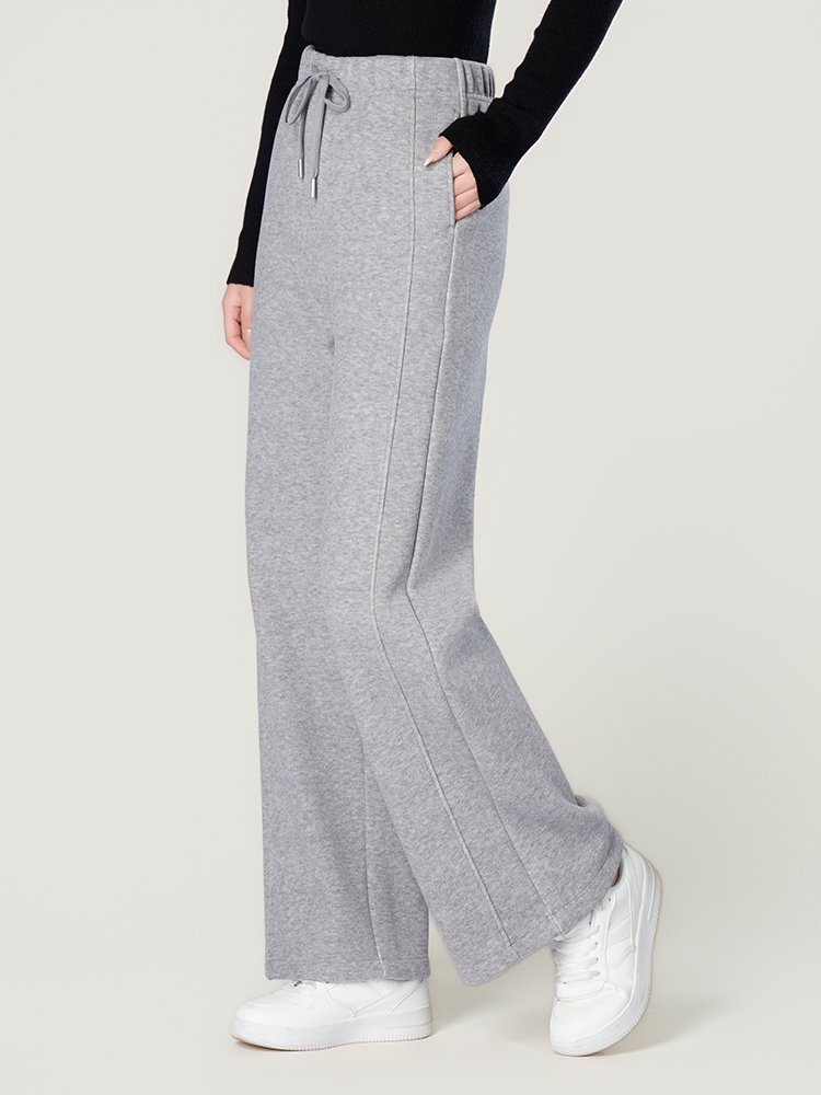 1325055 羊毛蚕丝加厚阔腿裤