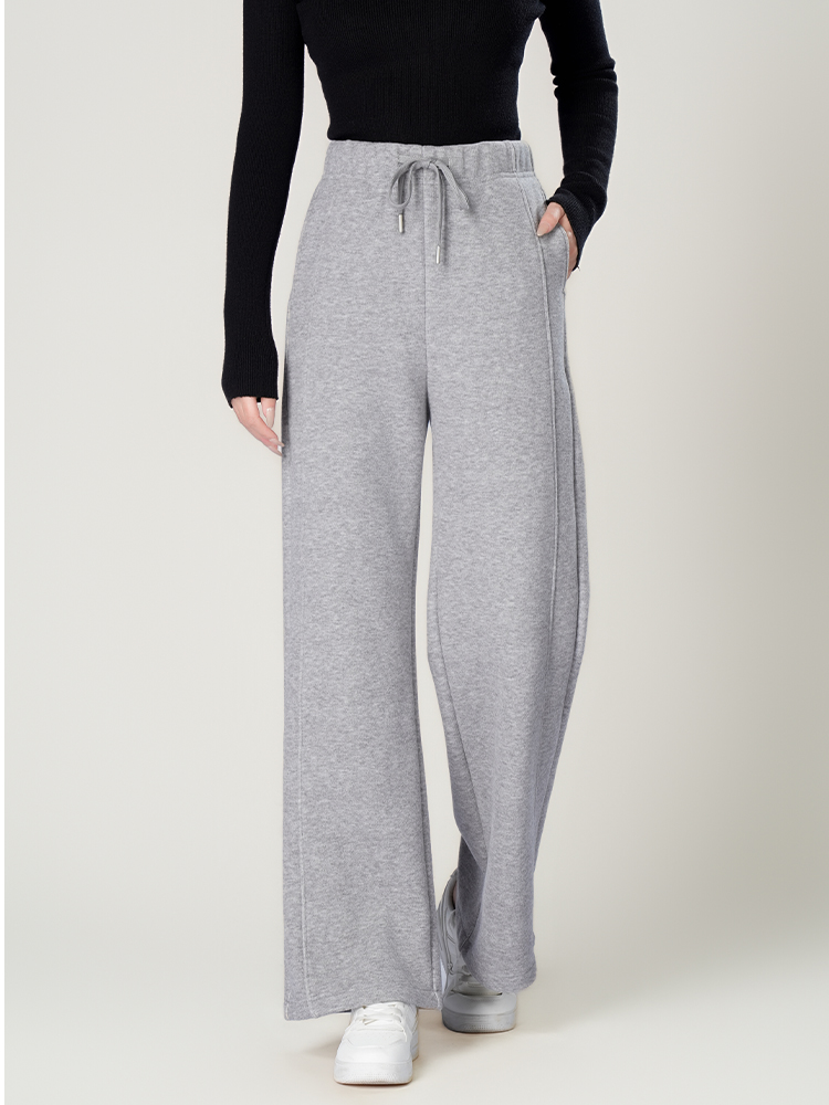 1325055 羊毛蚕丝加厚阔腿裤