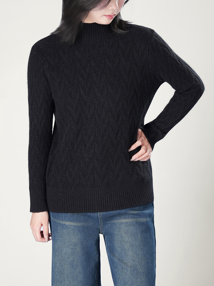 1326834 秋冬新款半高领毛衣