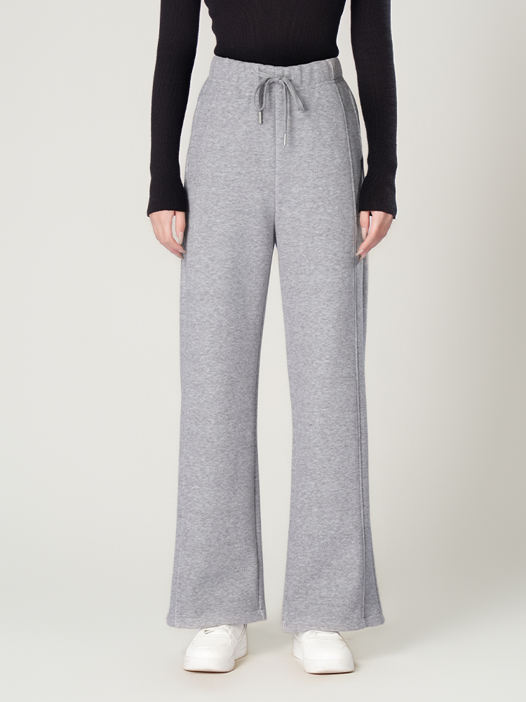 1325055 羊毛蚕丝加厚阔腿裤