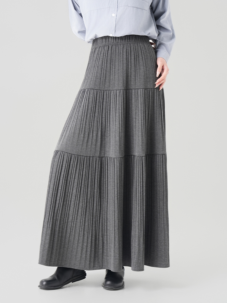 1328598 女士秋冬蛋糕长裙