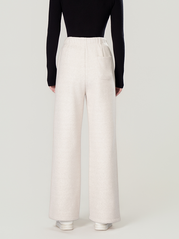 1325055 羊毛蚕丝加厚阔腿裤