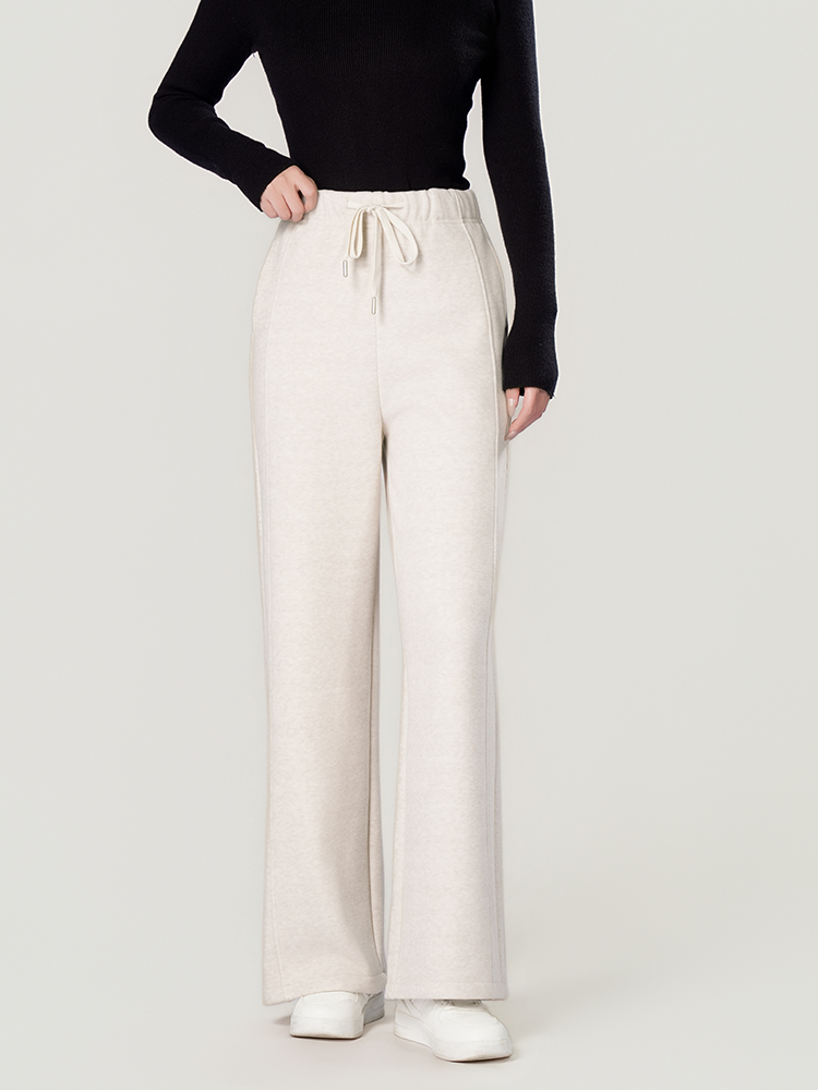 1325055 羊毛蚕丝加厚阔腿裤