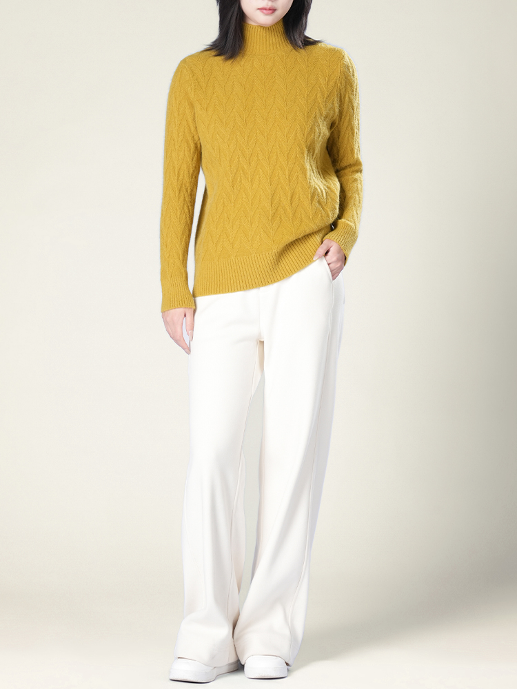 1326834 秋冬新款半高领毛衣