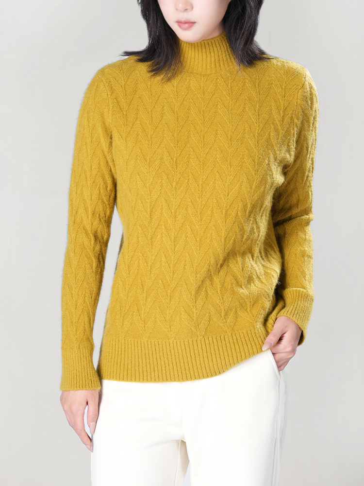 1326834 秋冬新款半高领毛衣