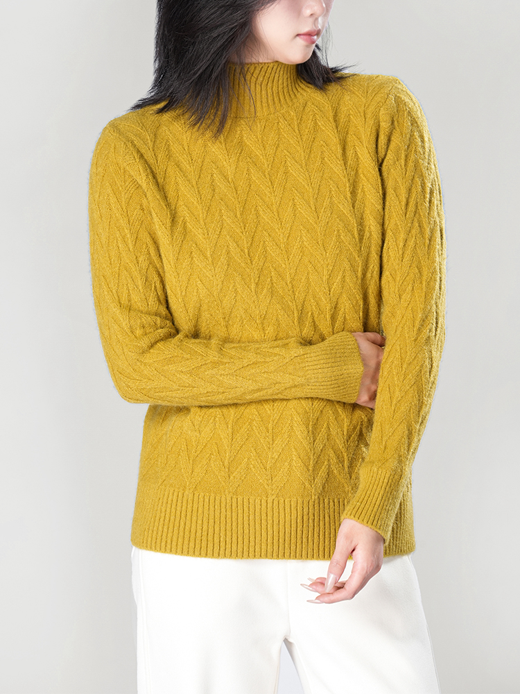 1326834 秋冬新款半高领毛衣