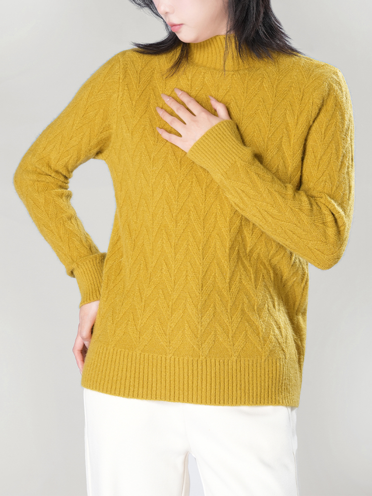 1326834 秋冬新款半高领毛衣