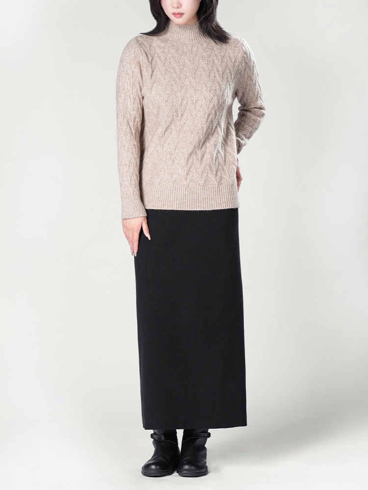 1326834 秋冬新款半高领毛衣